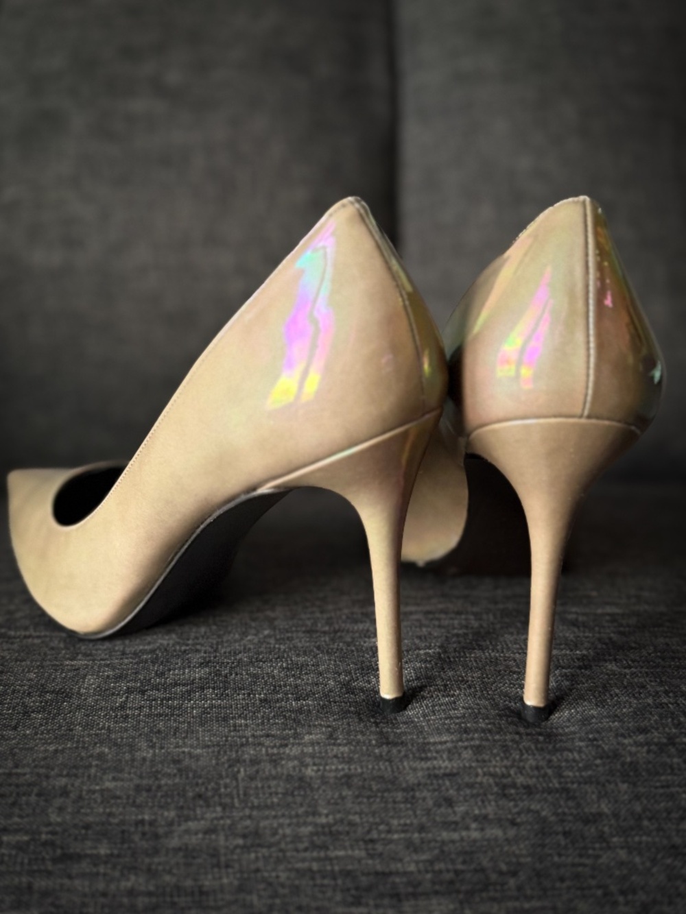 Stuart Weitzman |Flirt Cement Patent | size 12 | 105mm / 4.25 heel - Picture 2 of 9